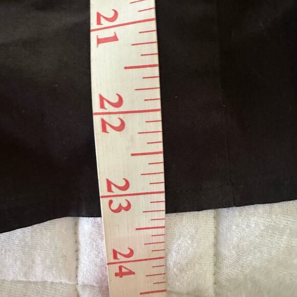 J PETERMAN Womens Shirt 10 Black Button Down 3/4 Sleeve Stretch Classic Career - Picture 7 of 9